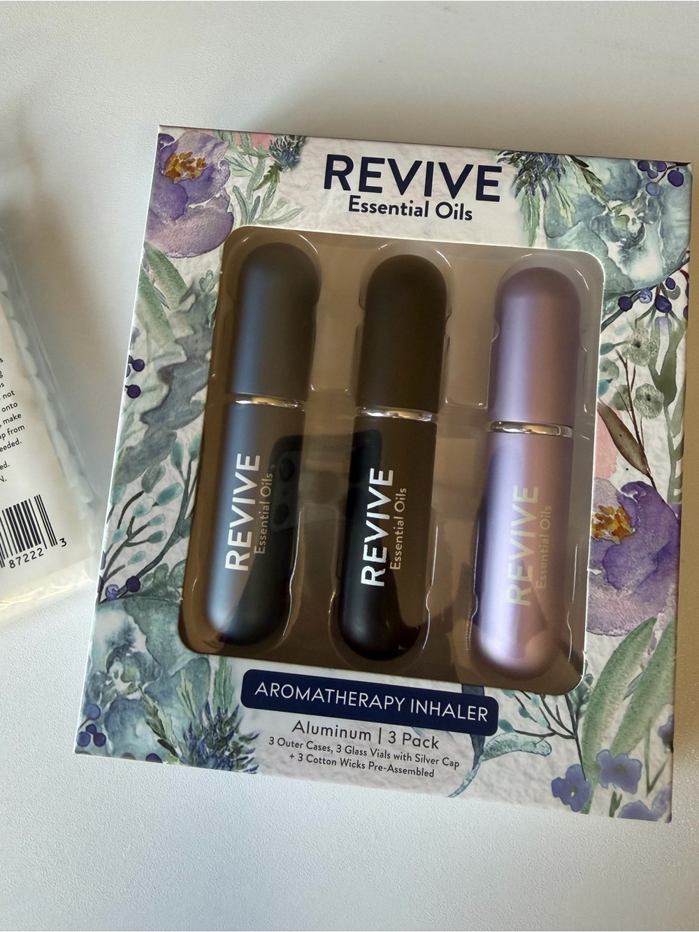Essential Oils Aromatherapy Inhaler Set NIB Revive Essential Oils